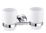 Double Cups Bracket Toothbrush Holder